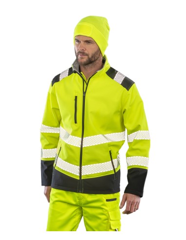 RES-R476X-Printable Ripstop Safety Softshell Jacket